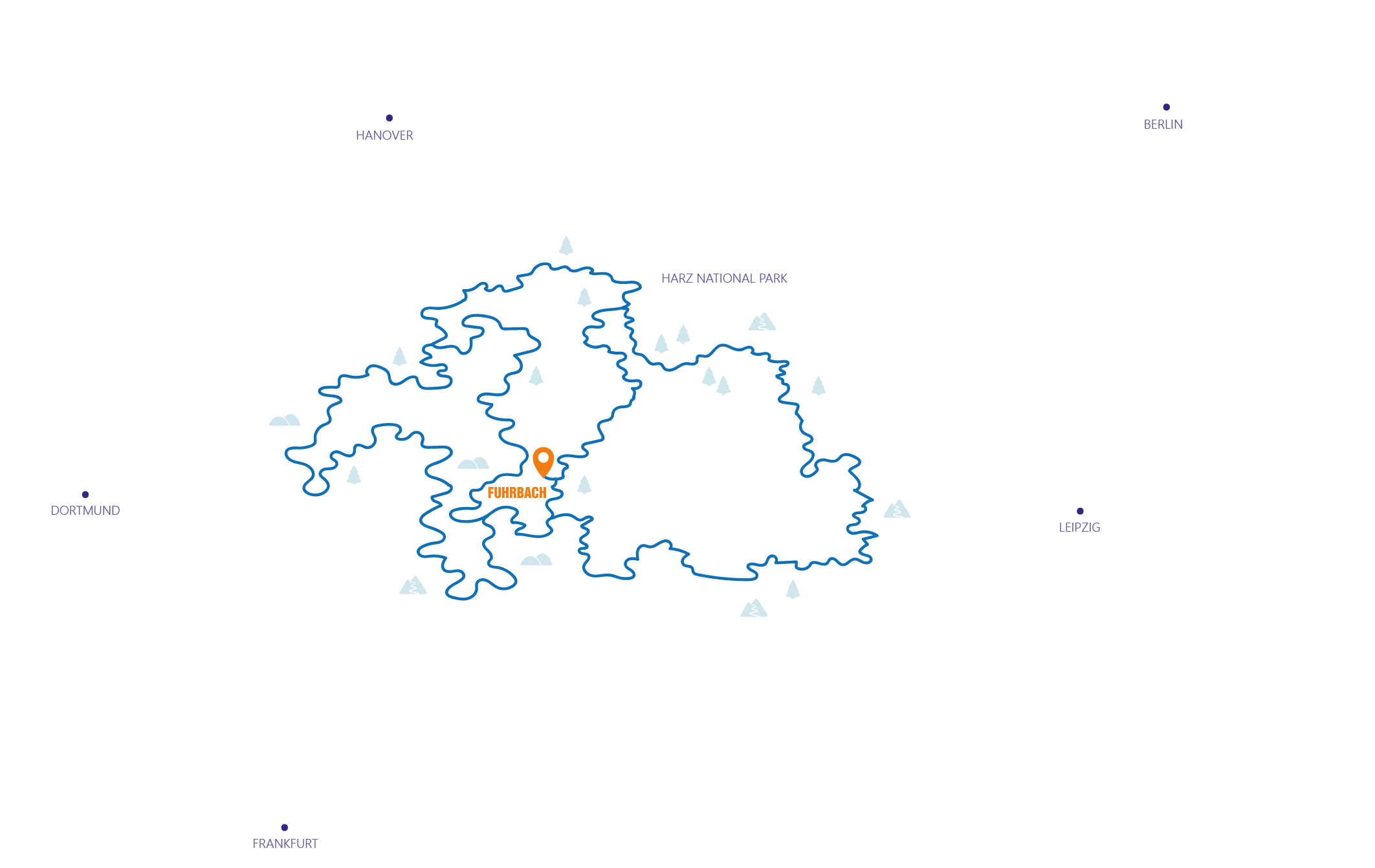 Duitsland - Harz Routekaart 