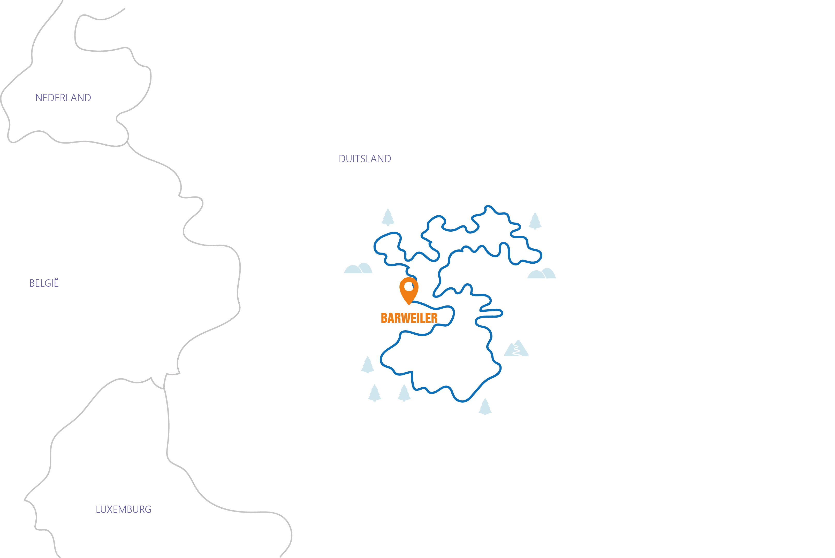 Duitsland - KNMV Kennismakingstour Eifel Routekaart 