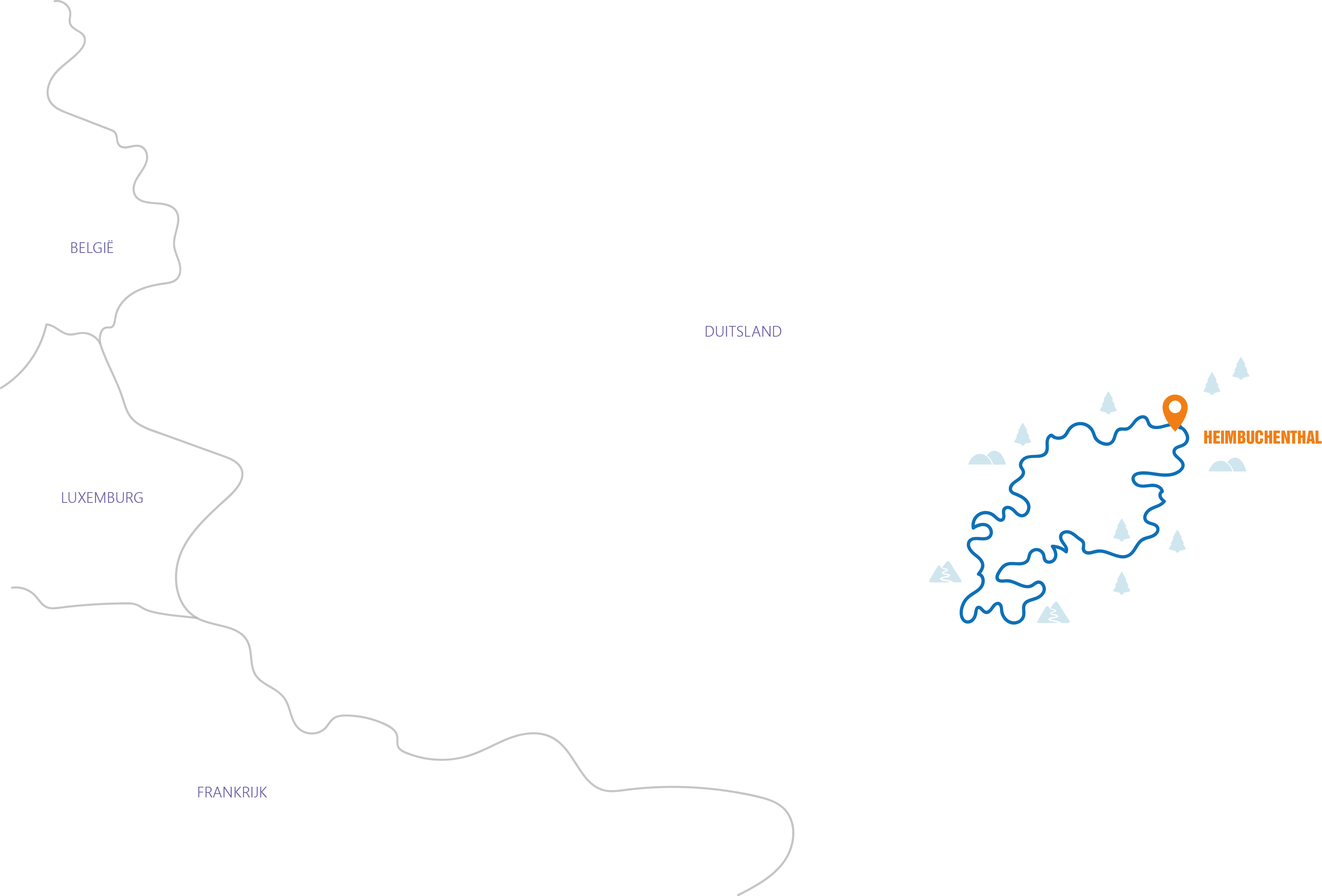 Duitsland - KicXstart Classic Superbike Roadtrip Odenwald 2026 Routekaart 