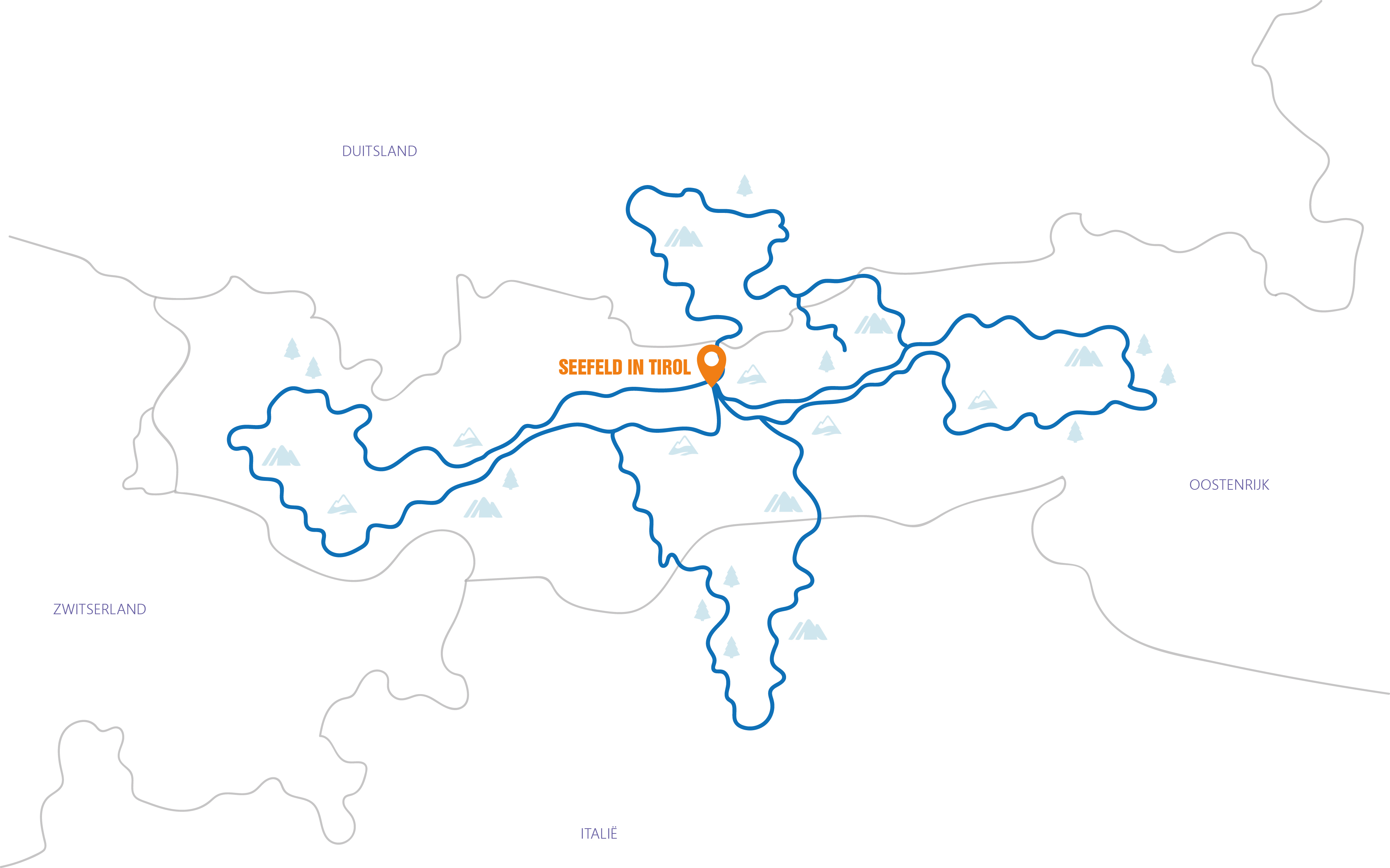 Oostenrijk - Seefeld Routekaart 