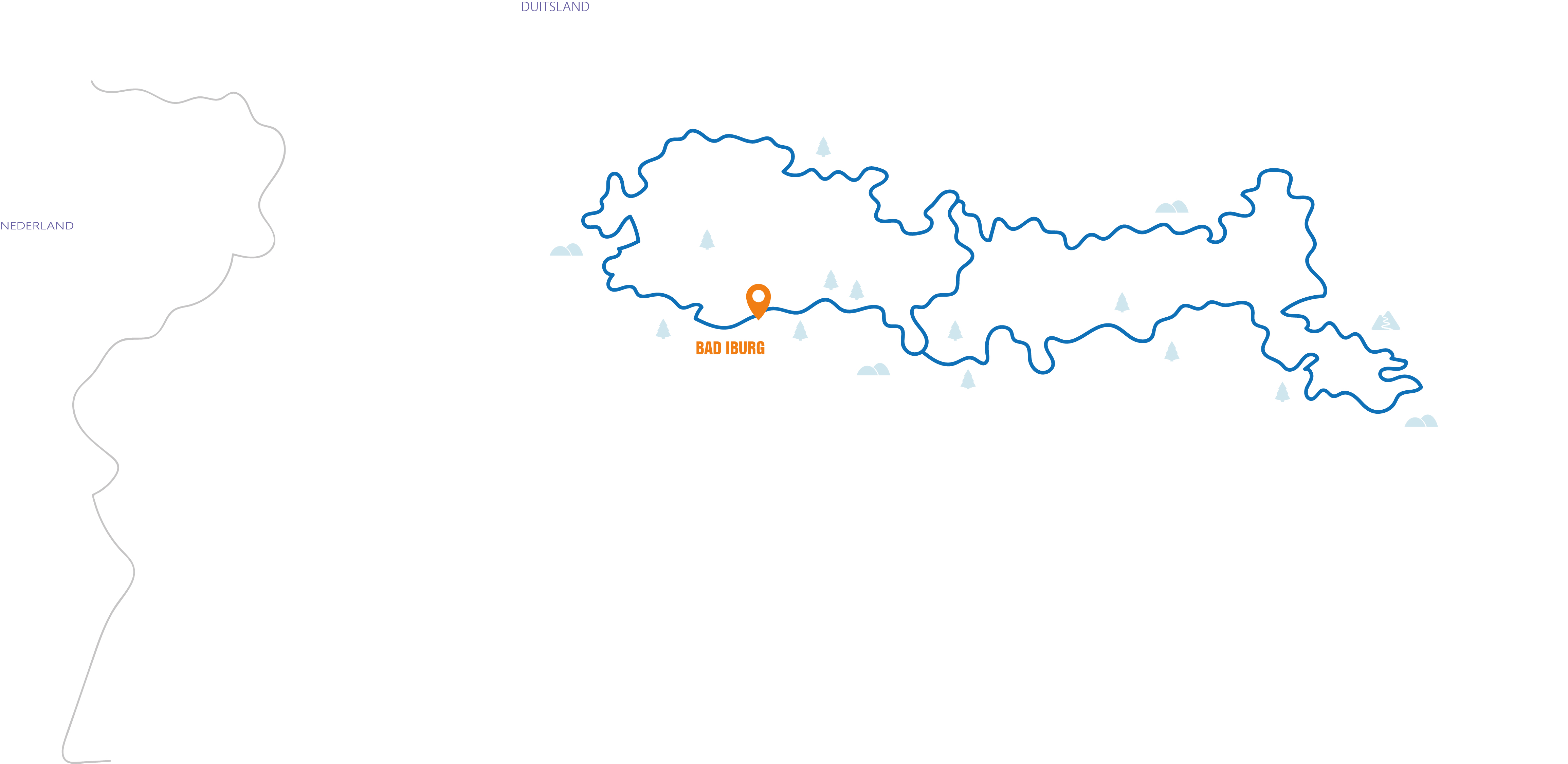 Duitsland - Teutoburgerwoud met Hemelvaart Routekaart