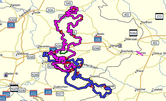 Nederland - RallyDash 3-daagse Routekaart 