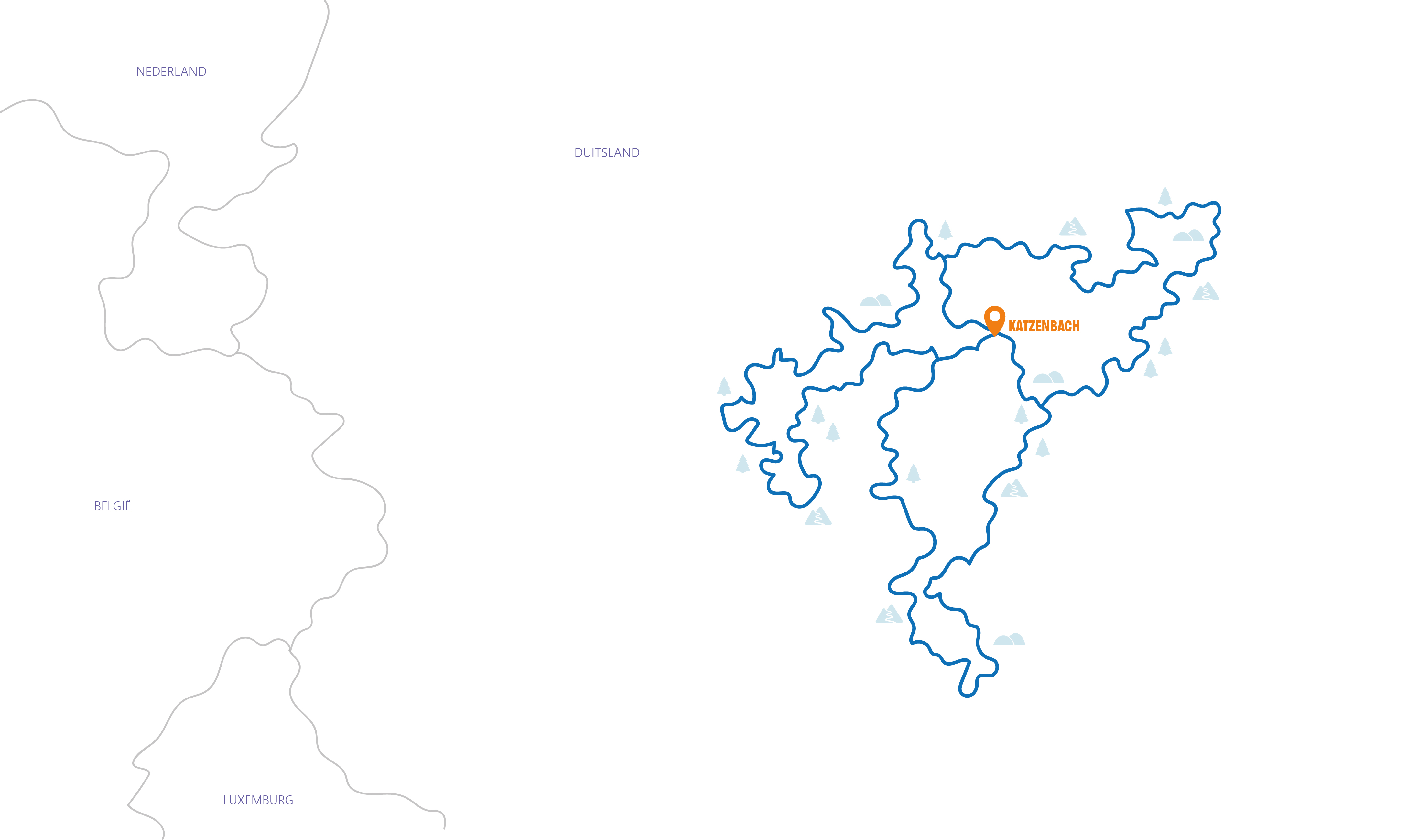Duitsland - Westerwald Routekaart 